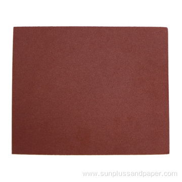 P60-2000 Auto Abrasive Aluminum Red Sandpaper Sheet